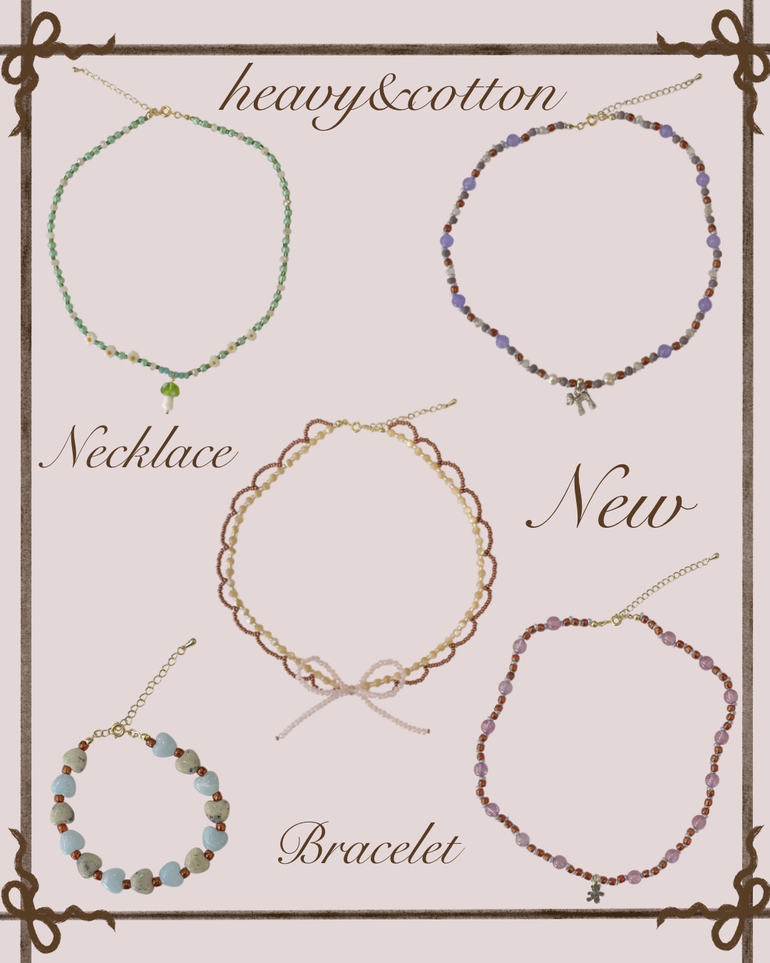 ハンドメイドアクセサリー Newi tem  ʚ❤︎ɞ