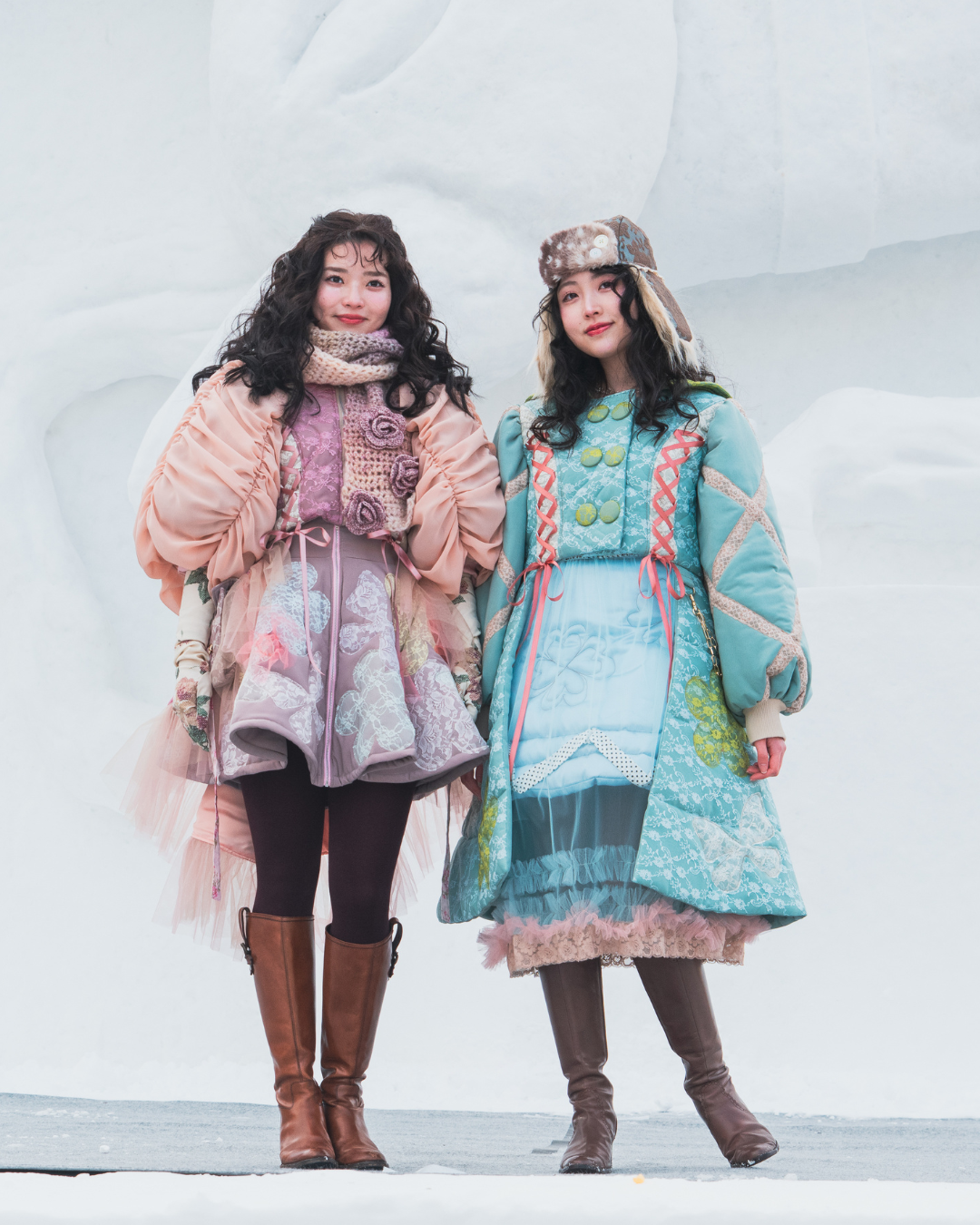 #さっぽろ雪まつり でのファッションショーに参加させていただきました✧˖°