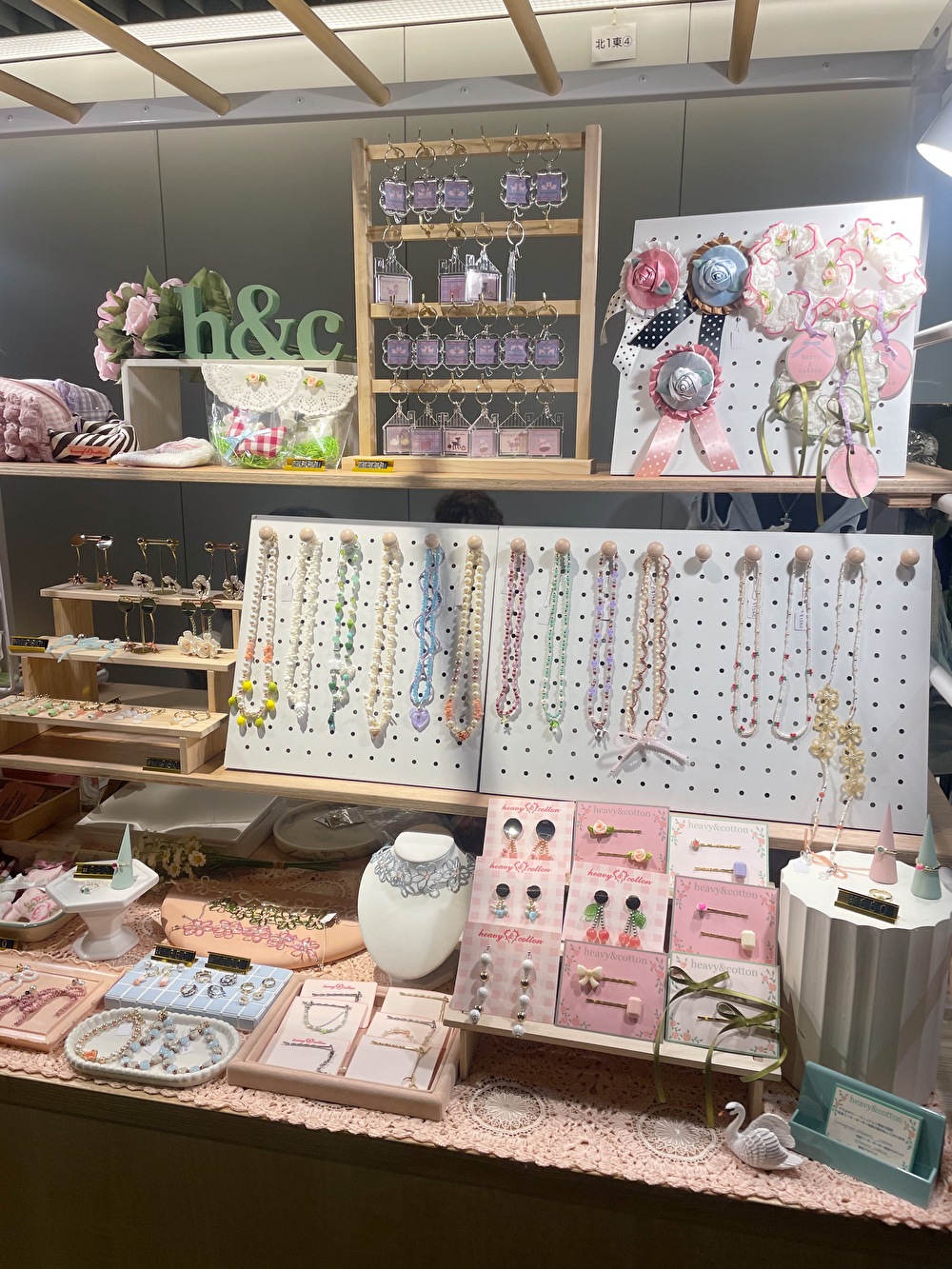 イベントに参加させていただいた日.☘︎ ݁˖   #handmadeaccessory