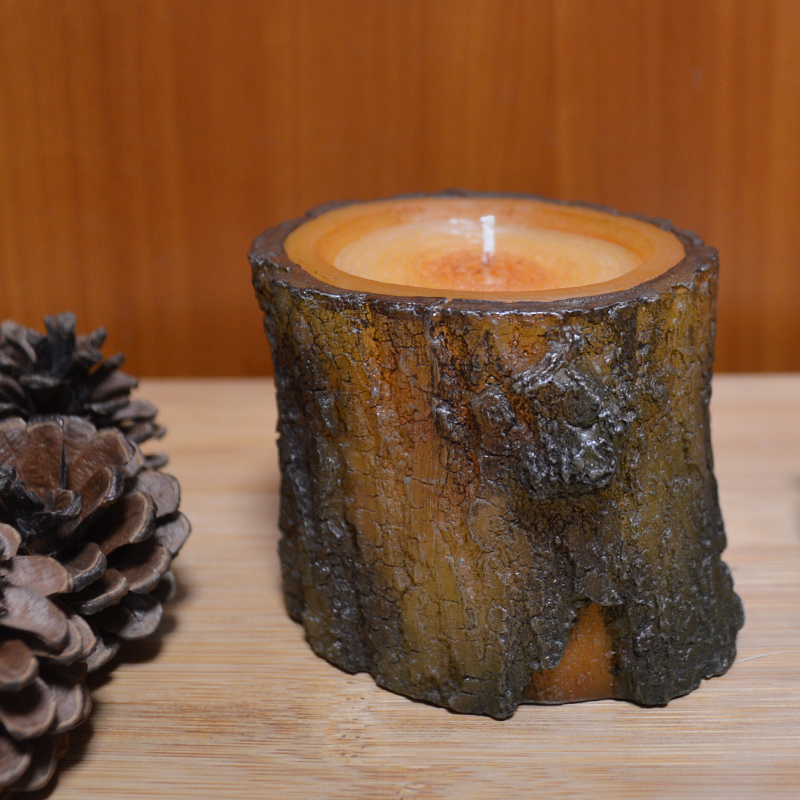 優しい木の香りに癒される切り株キャンドル #富良野 #北海道 - NYLON 