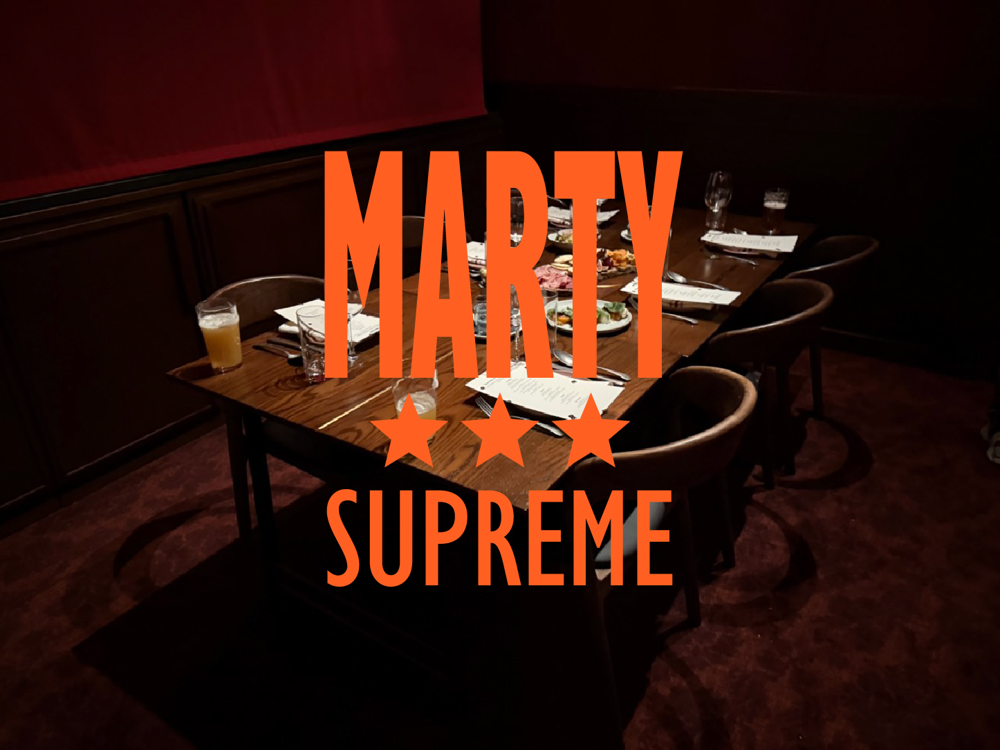 欧米先行上映中のMarty Supremeをちょっと贅沢なプライベートシネマで映画鑑賞会
