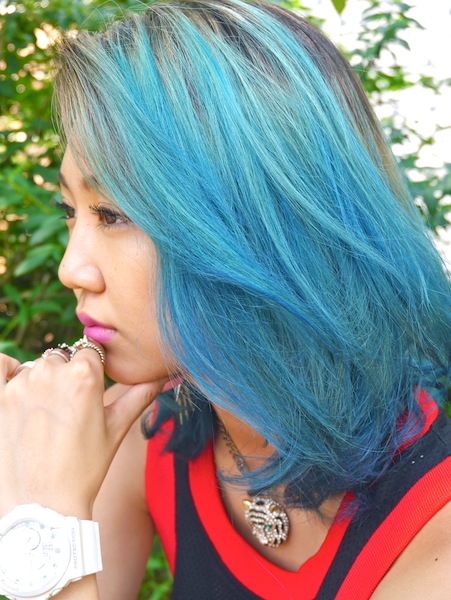 #HAIR: ヘアカラーをCHANGE！Pink⇒♡♡