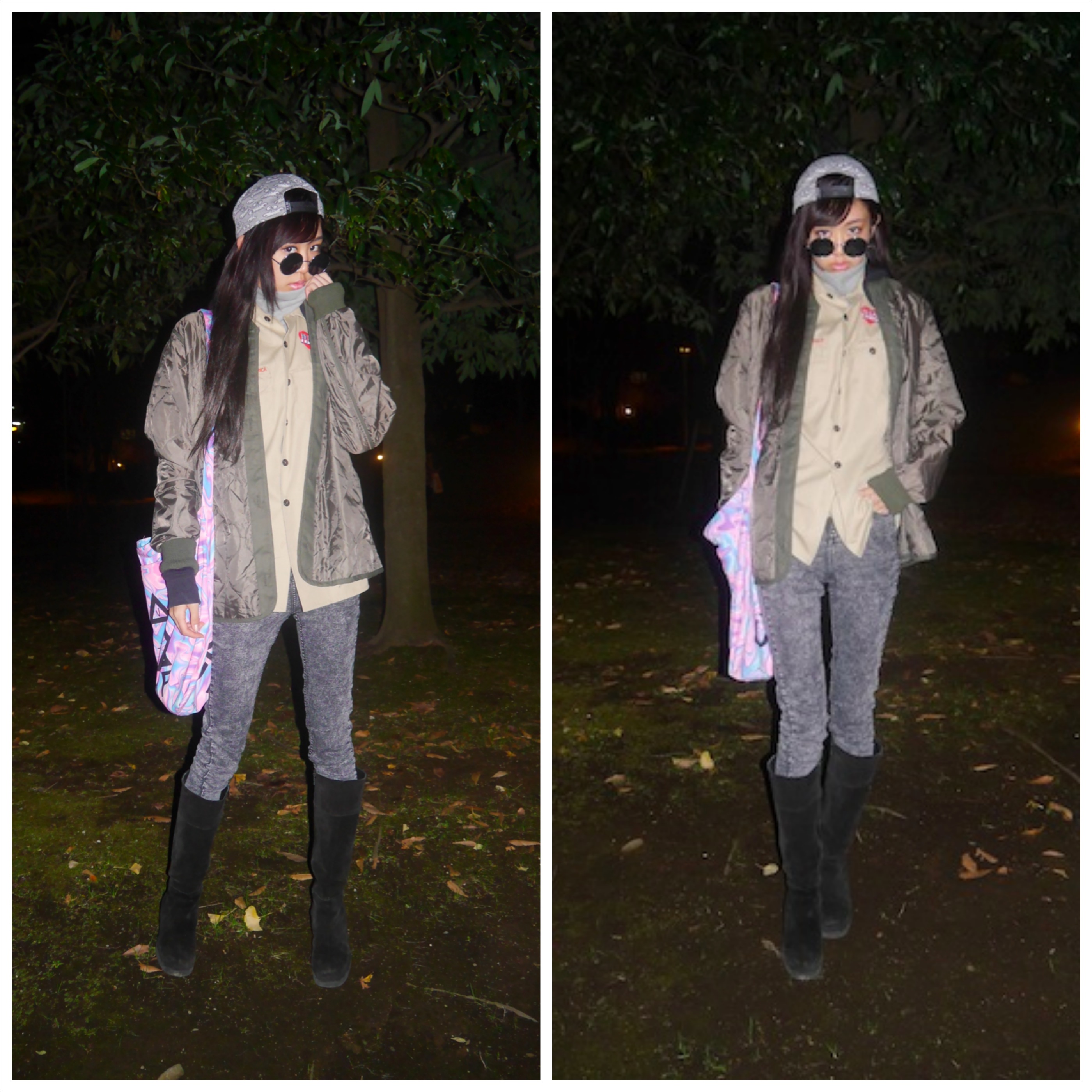 mix&match改め、#OOTD QUEEN企画！カーキジャケットでカジュアルoutfit。