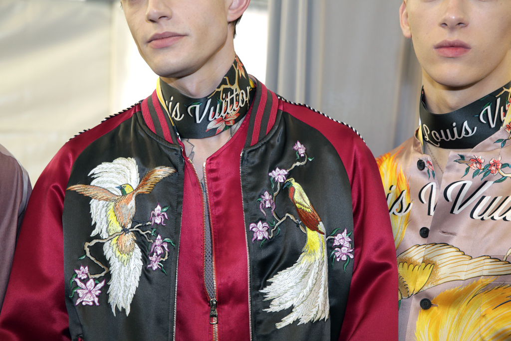 Backstage at Louis Vuitton Men's Spring 2016