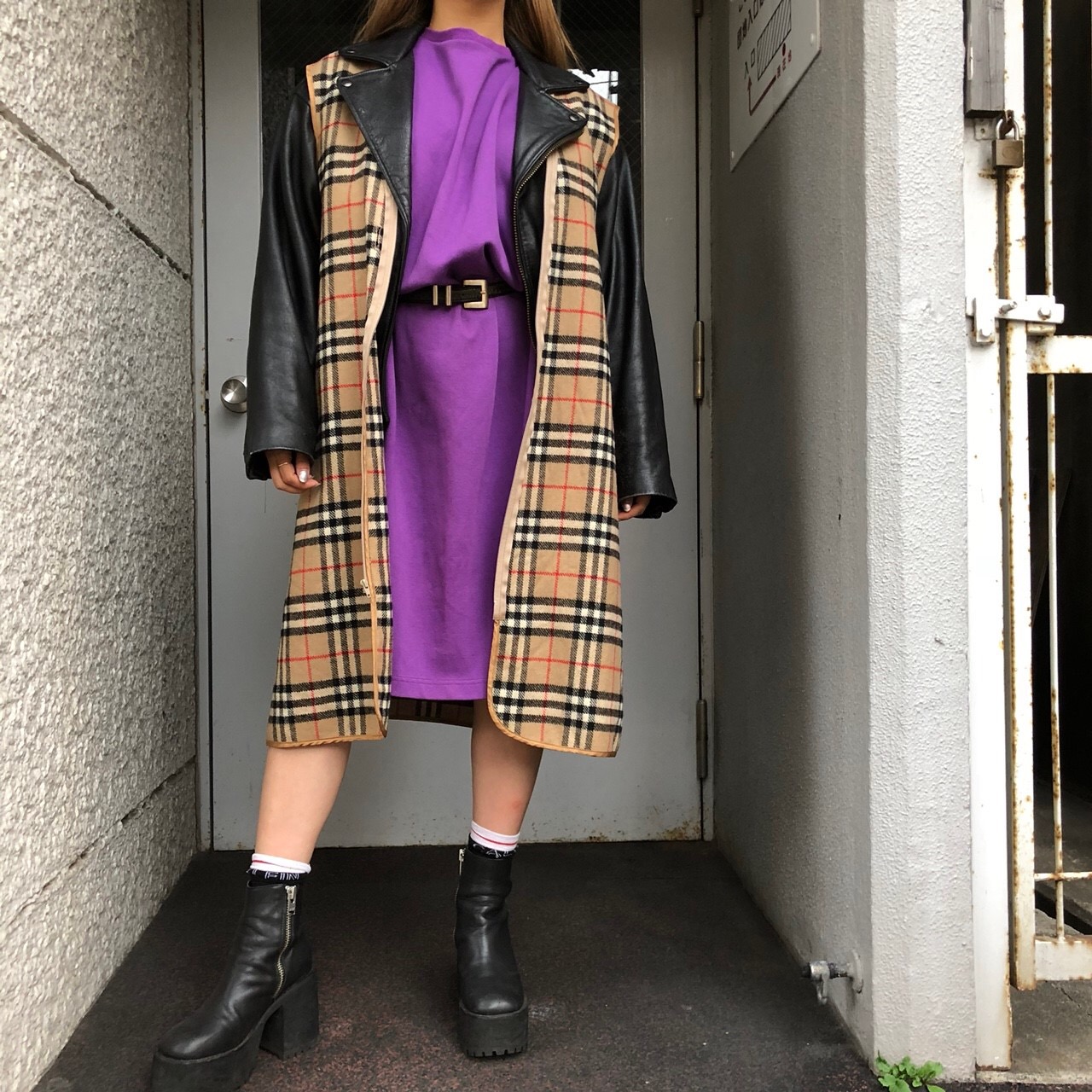 #fashion : 人気の”#Burberry “ノバチェック柄。今年は”定番”をやめて新しいスタイリングを！