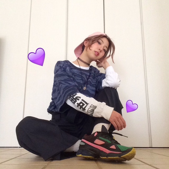 ルーズなシルエットのレイヤードで作る、アメコミに出てきそうなB-BOY風ルック♡ #RAFSIMONS #OOTD