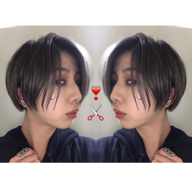 久々にブリーチ！& バッサリショートにしちゃいました (ここ数年で1番短い)  #HAIRSTYLE