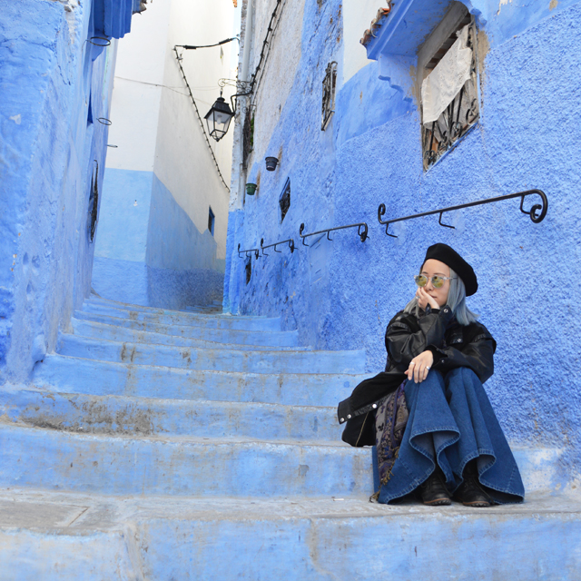 見渡す限りのブルー。青い絶景の街シャフシャウエン。モロッコ放浪記vol.1 #アフリカ #モロッコ #放浪 #chefchaouen