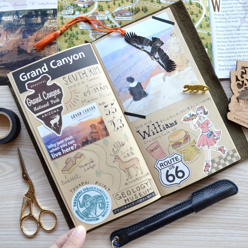 旅の瞬間を鮮明に記録するトラベラーズノート作り