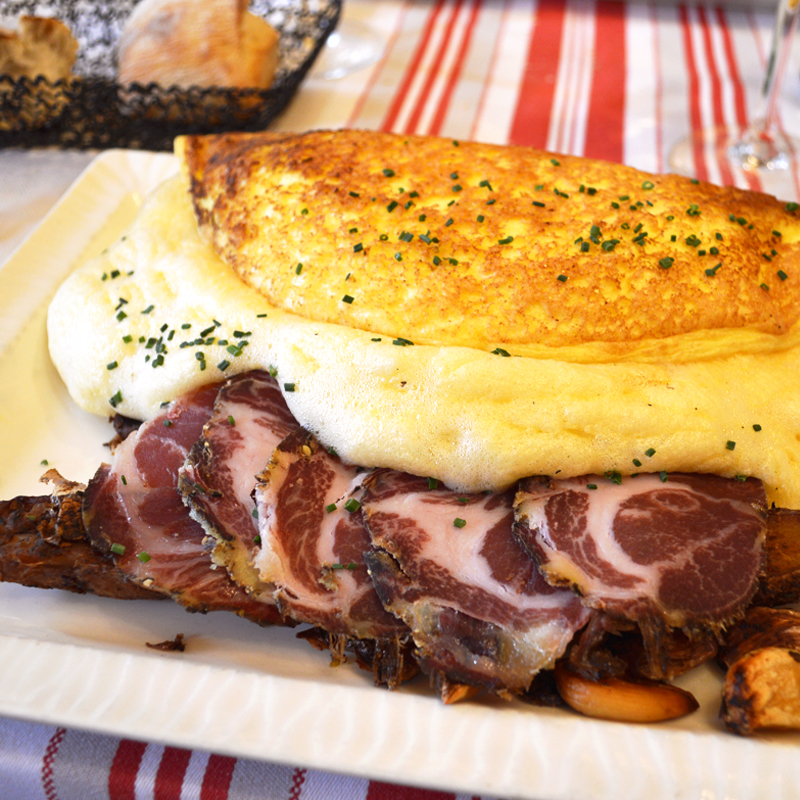 世界遺産モンサンミッシェルの伝統料理。ふわふわスフレオムレツ #フランス