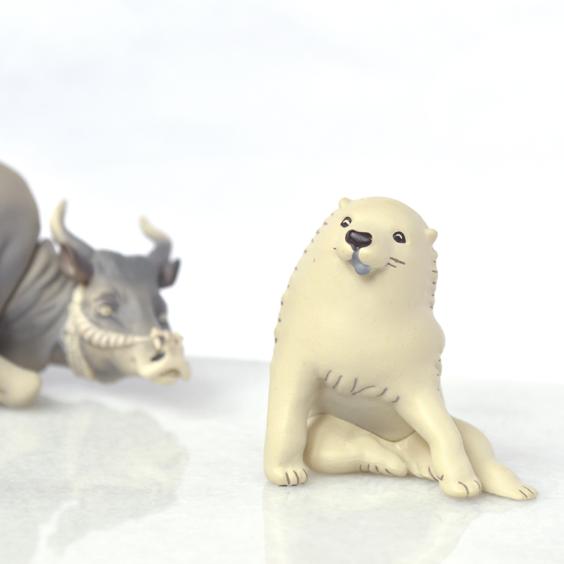 日本画のモフモフしたあの可愛い子犬がカプセルトイに #長沢芦雪