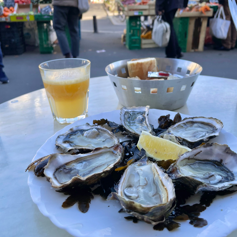 ボルドーでお気軽に生牡蠣を食べるならここ!土日限定マーケット #フランス #旅行記