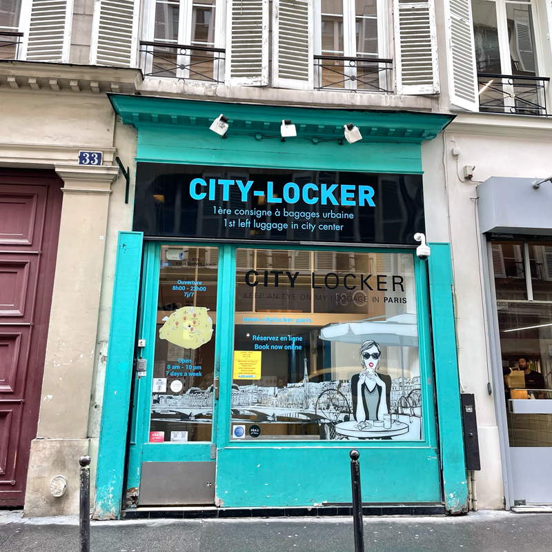 荷物を預けたいときの救世主! パリのロッカー【CITY LOCKER】が便利!