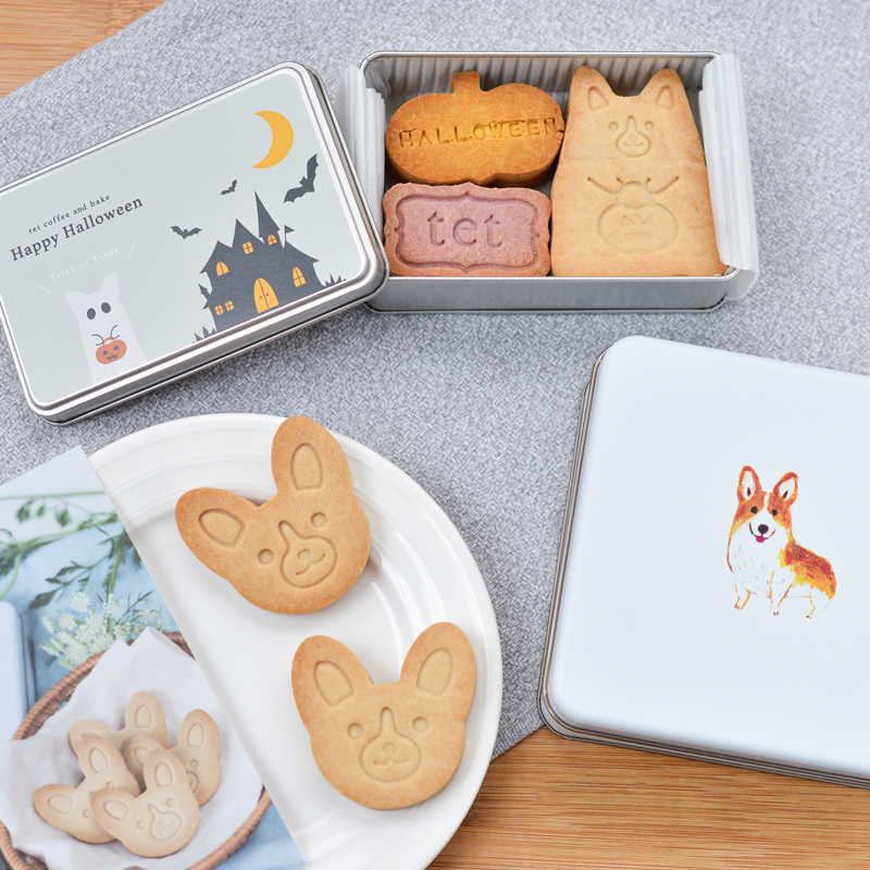 北海道発! コーギーが可愛らしいグルテンフリーの【クッキー缶】が美味しい!