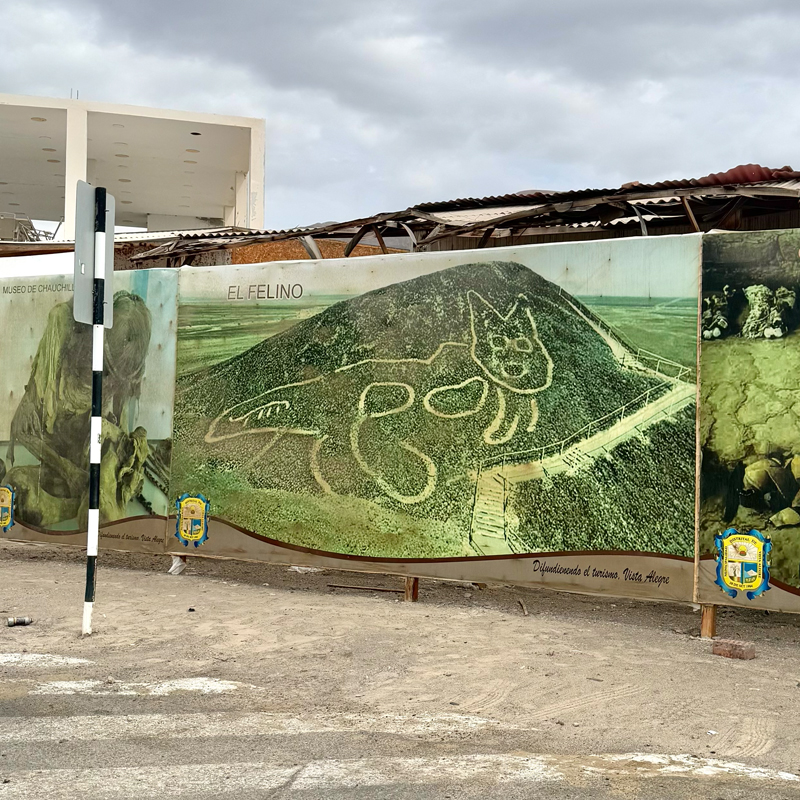 【ナスカ】ゆるカワなネコの地上絵に会いに行ったロードトリップ