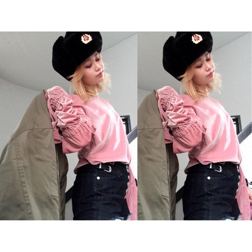 やっぱりピンクって可愛いよね♡#ootd