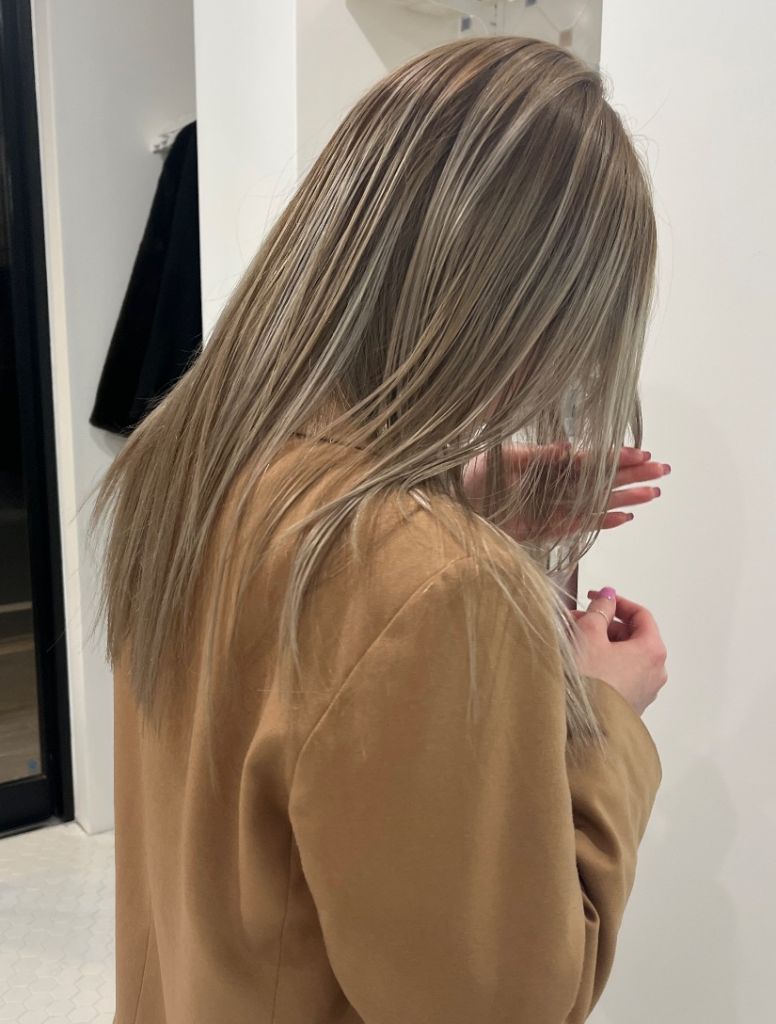 最新のカラー剤で染めてみました♡