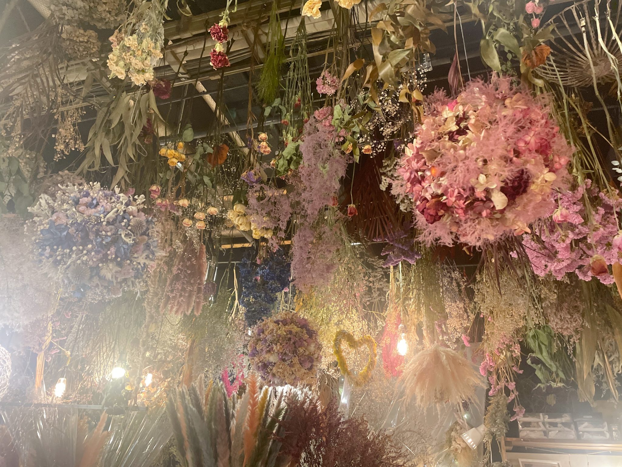 ドライフラワーがかわいいカフェ♡ #sheltercafe #札幌