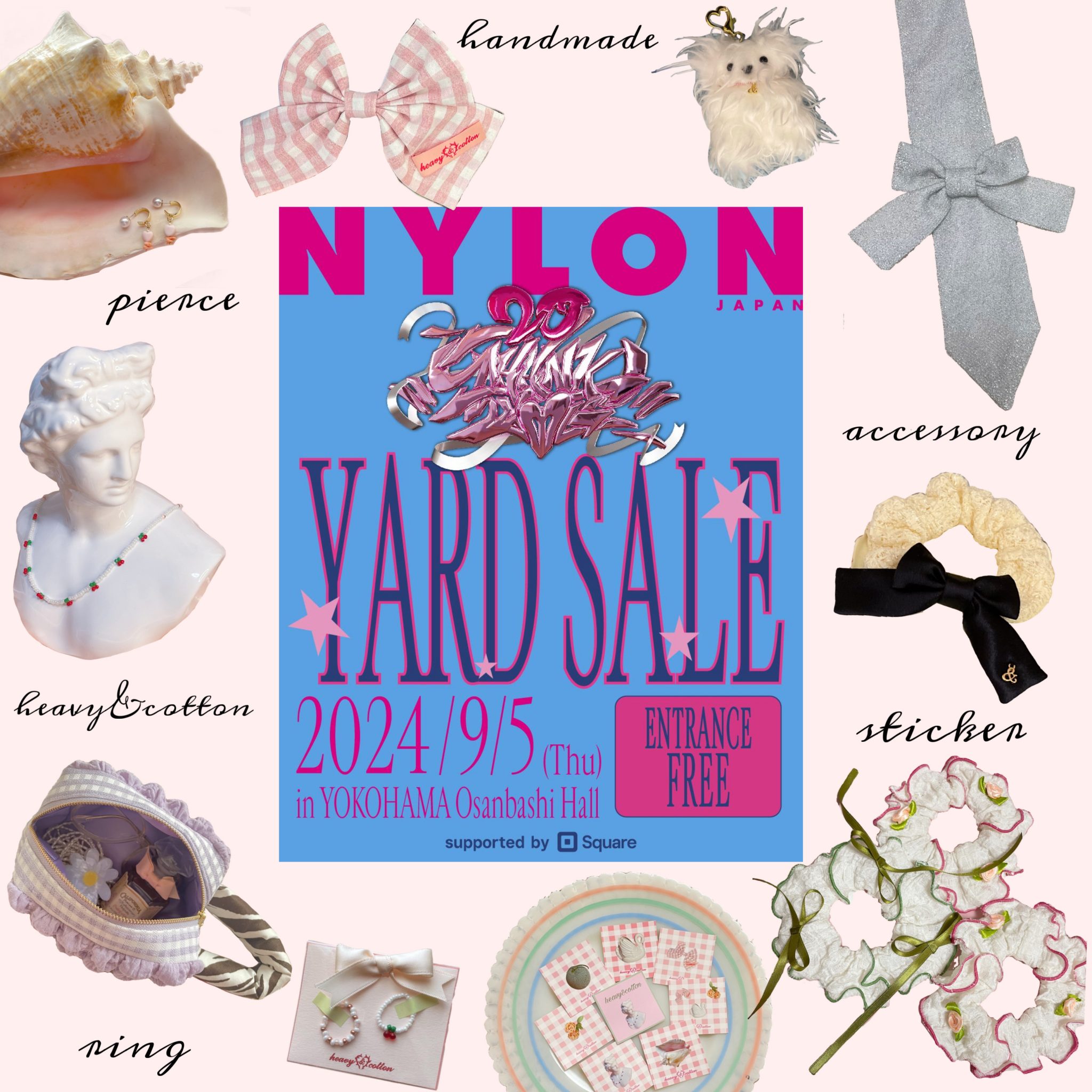 #NYLONYARDSALE に私も参加させていただきます୨୧⑅*