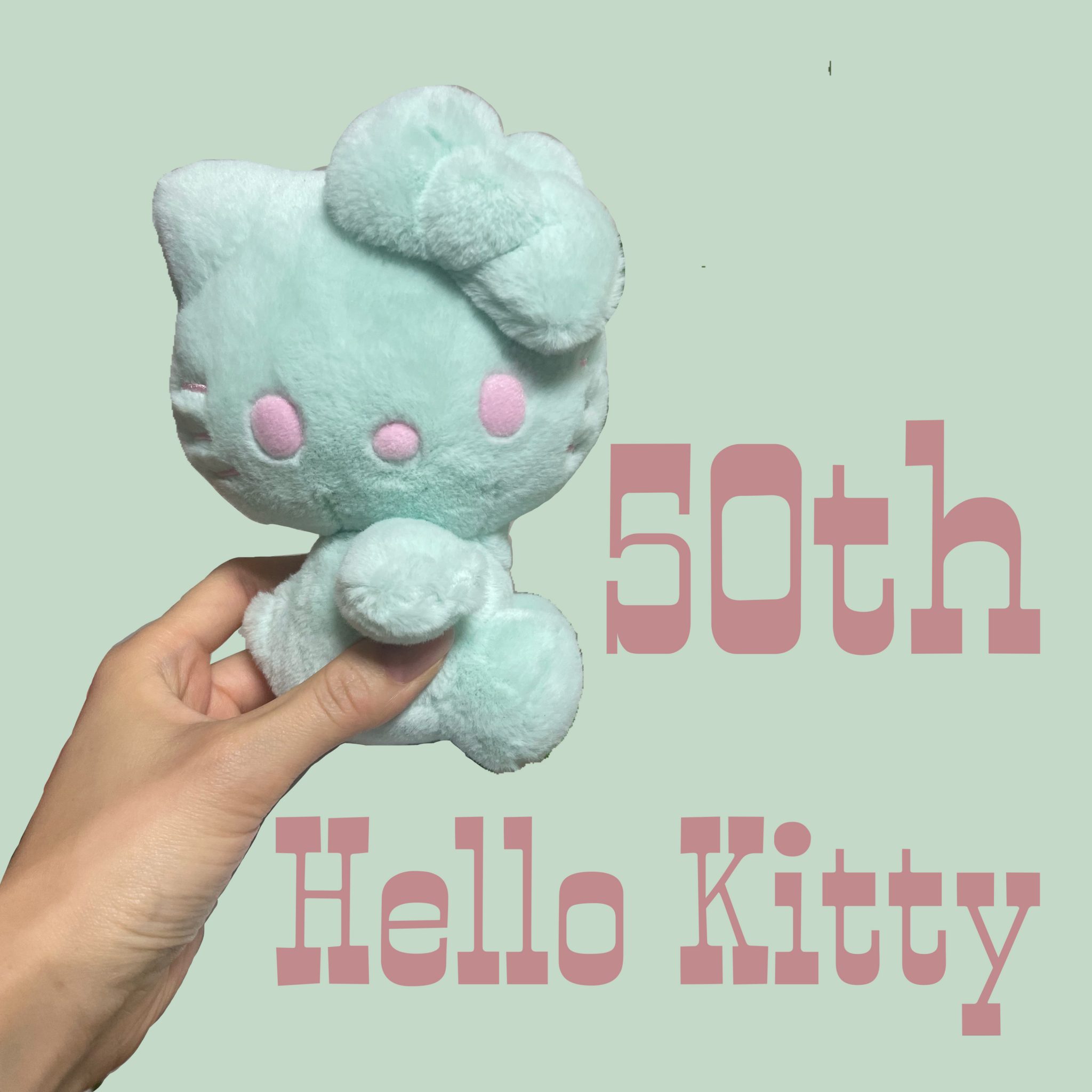 Hello Kitty50thアニバーサリーぬいぐるみ❤︎ #ハローキティ