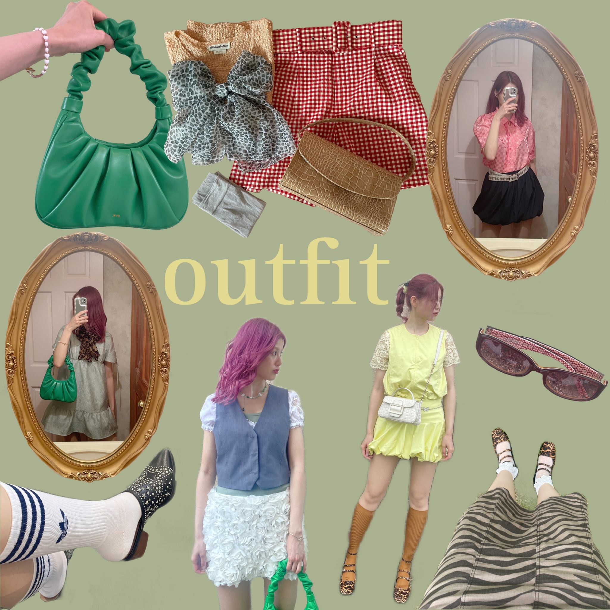 帰省中の着回しoutfit ୨୧⑅* #outfit#code#ZARA