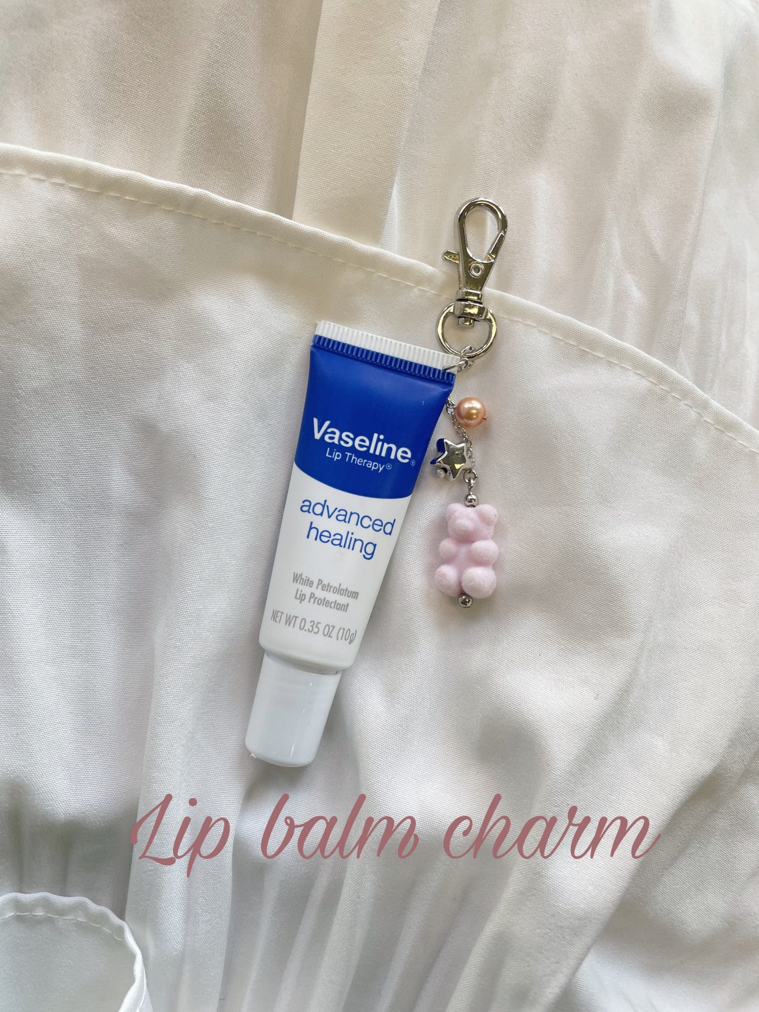 簡単に出来てかわいい！流行りのリップバームチャームを作ってみました♡ #lipbalmcharm