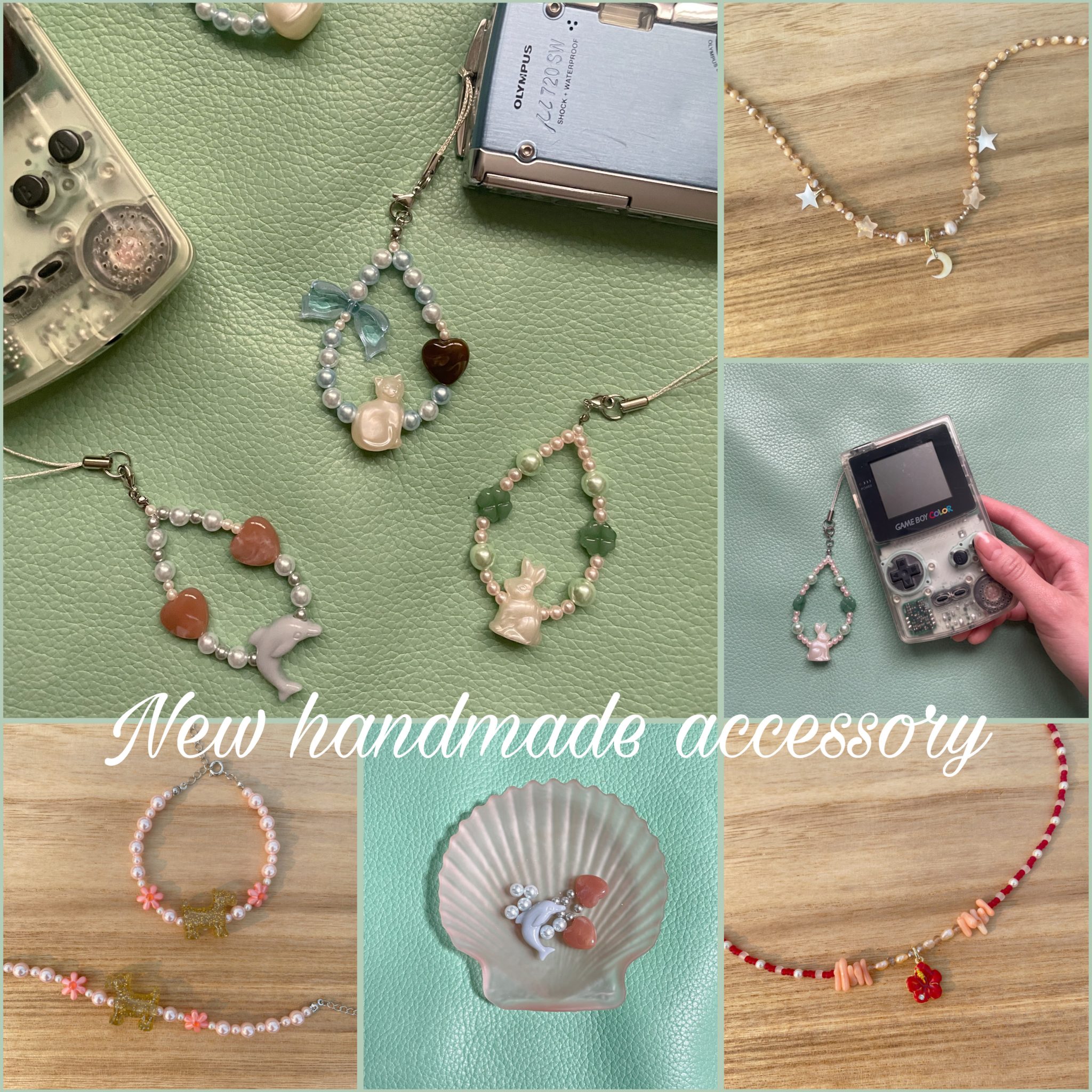 今月新しく追加したhandmade accessory ･*☽:ﾟ