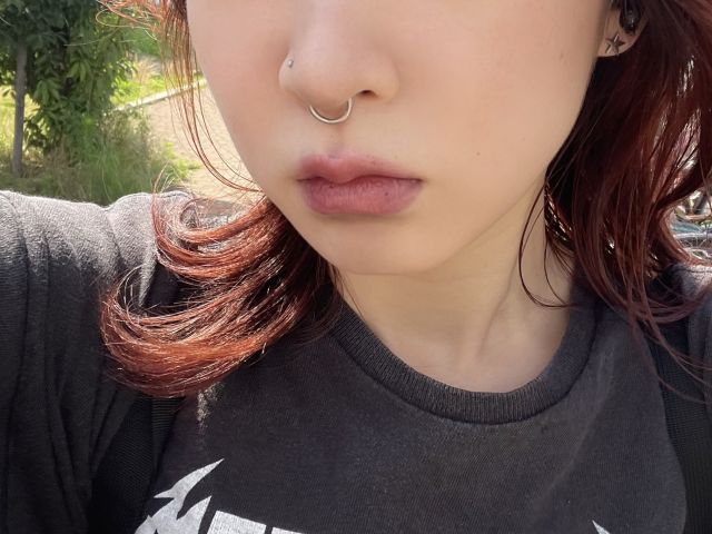 【牛じゃない】セプタム開けたよ