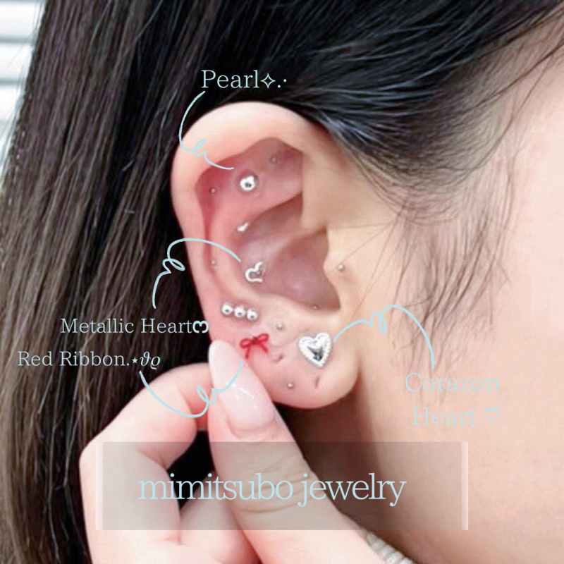 【今話題♡⃜】可愛いくて体質改善もできちゃう!耳ツボジュエリー☆*ﾟ