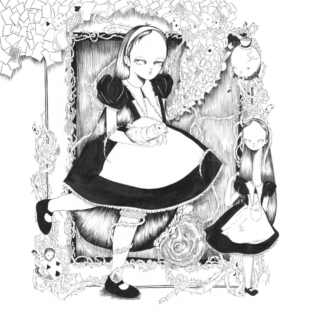 「Alice in wonderland」私の漫画