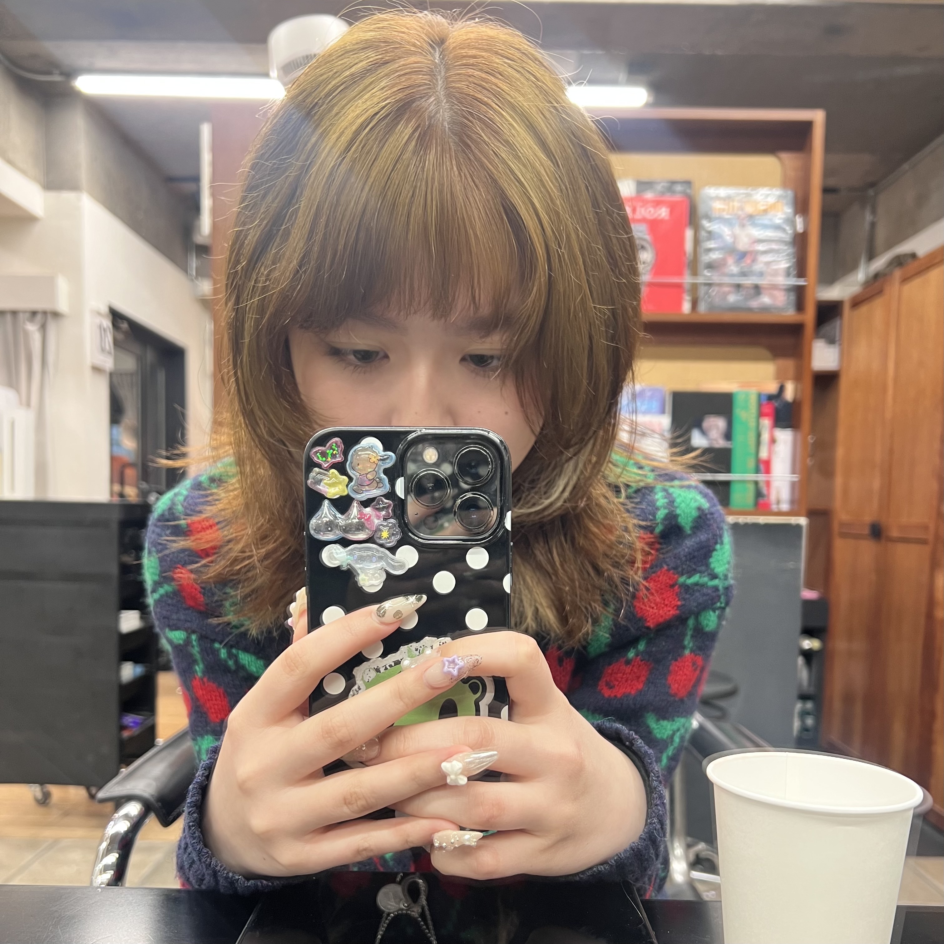 髪色変えてみたよ( ꈍᴗꈍ)