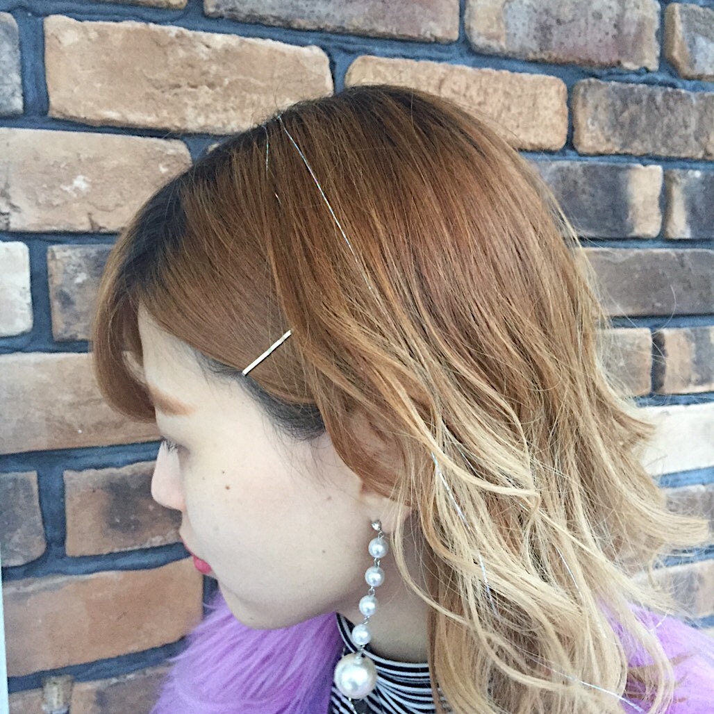 K-POPアイドルでも流行中のヘアアクセサリー　#ヘアティンセル　♡