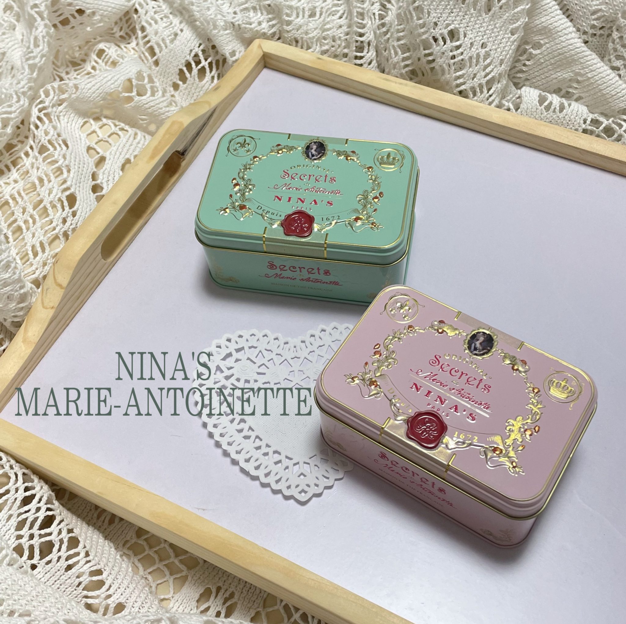 プレゼントにおすすめ！缶がかわいい紅茶♡ #NINA’SMARIEANTOINETTE