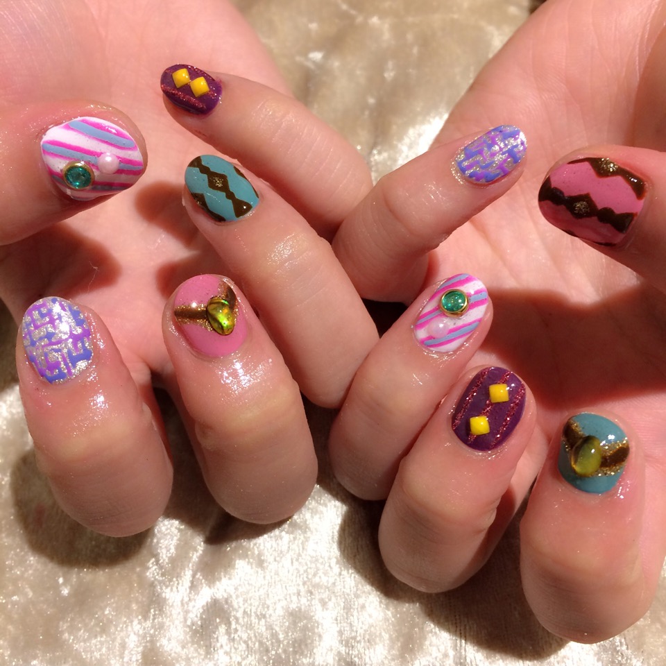 NEW NAIL♡#nail #olympialetan