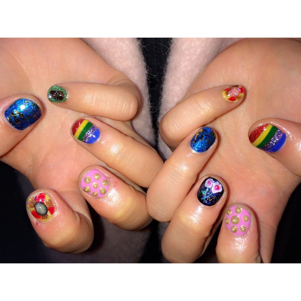 New nail♡うっとりするくらい美しいGUCCIネイル♡#nail