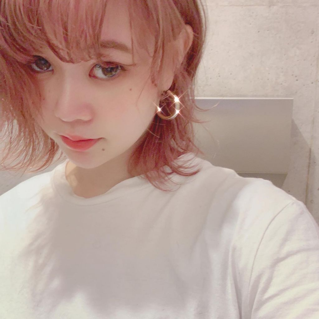 new hairはbaby pinkにしたよ♡