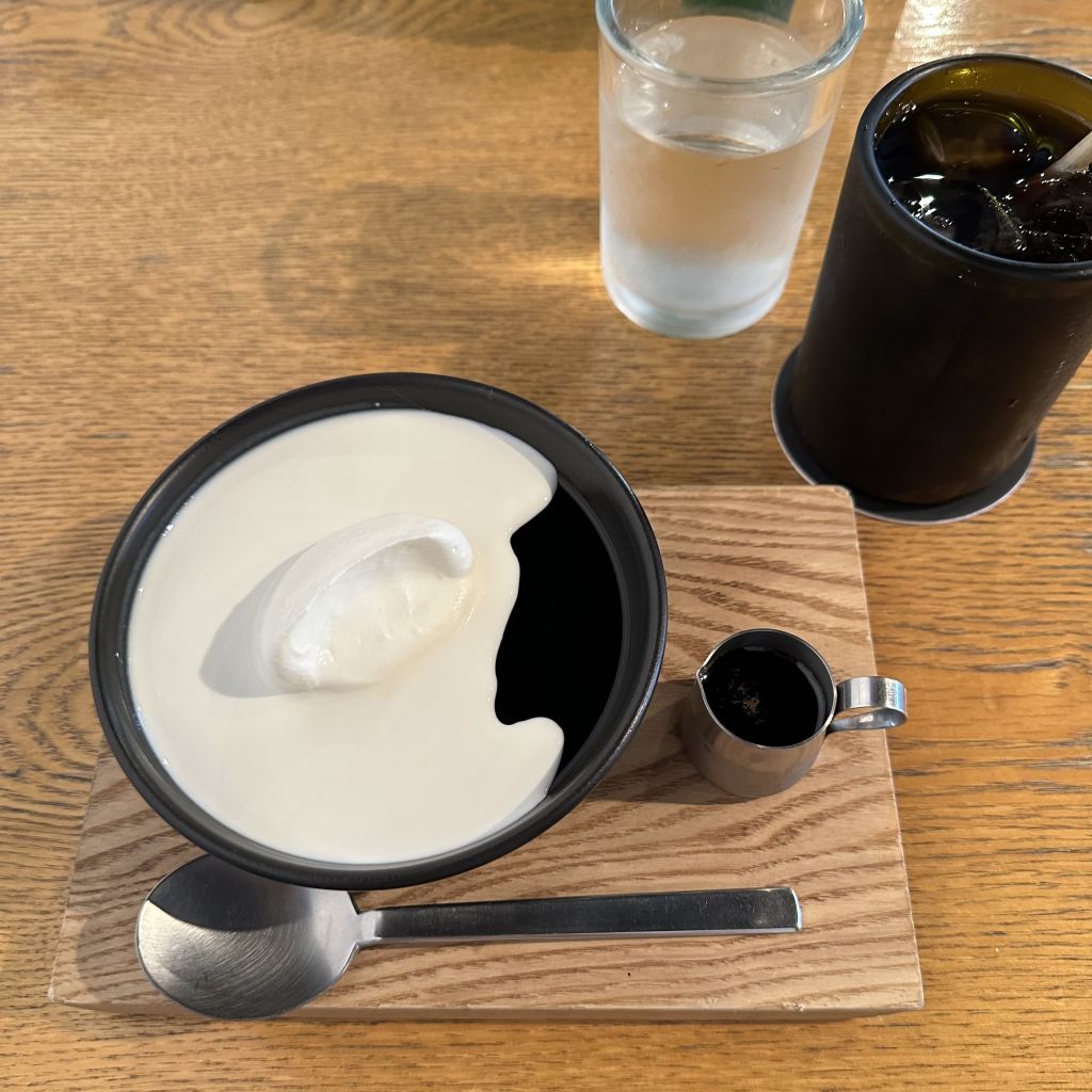 白と黒のコントラストが美しい コーヒーゼリー♡