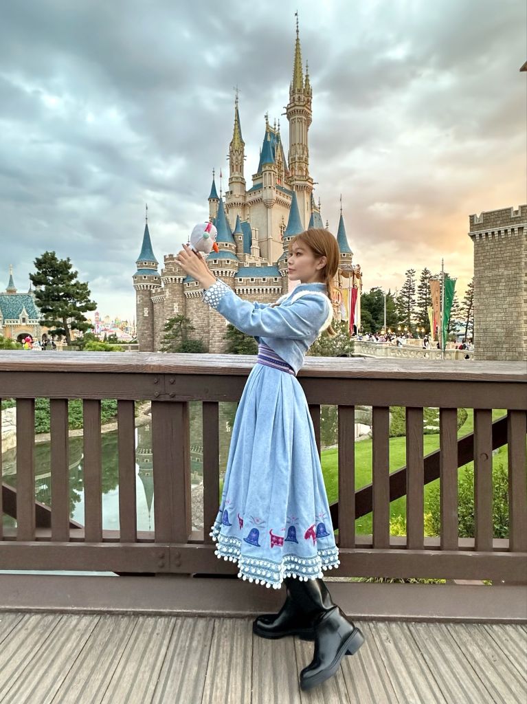 #Dハロ仮装 アナになって行ったよ♡