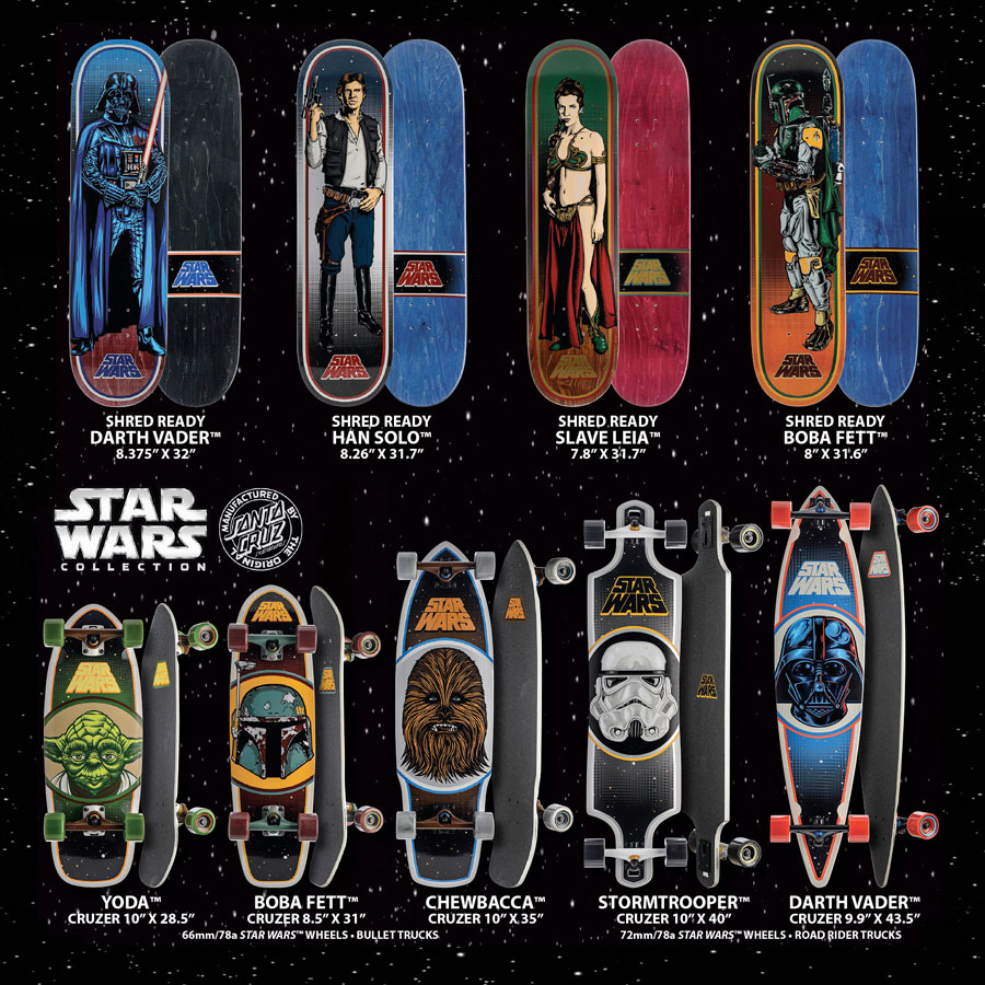 ハンソロStar Wars × Santa Cruz Collection 2014 - スケートボード