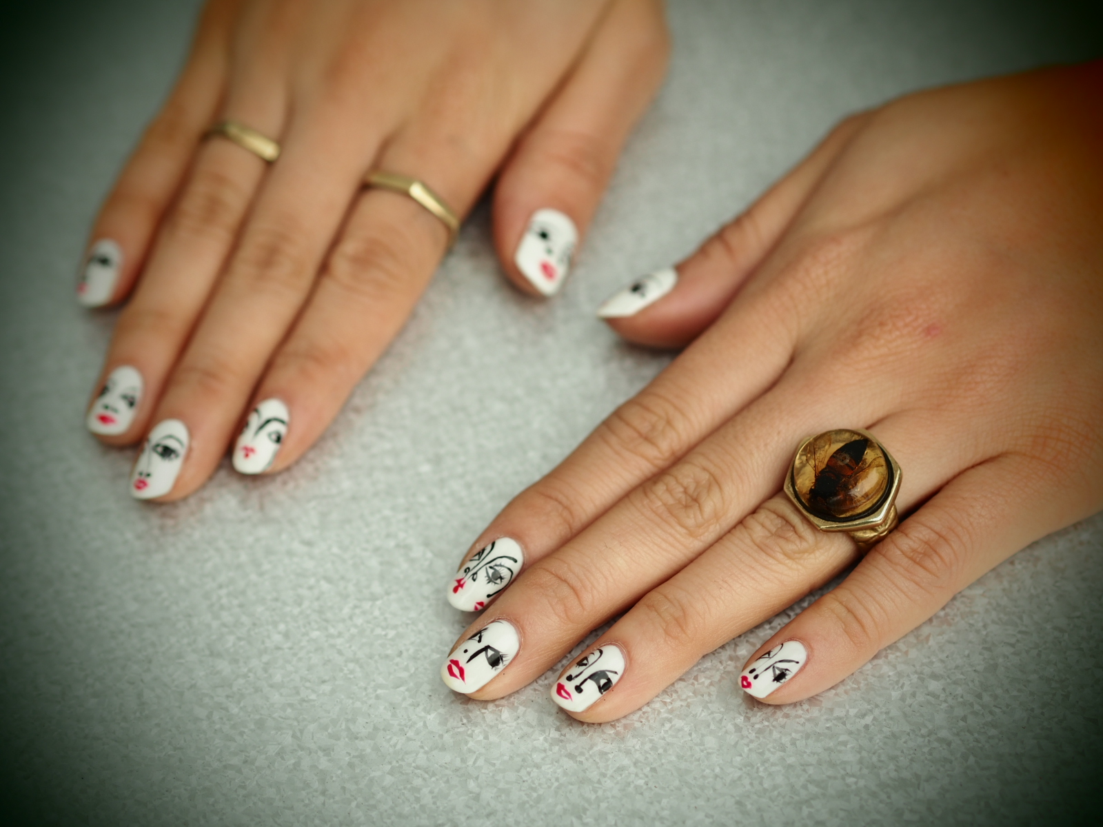 3月のNEW NAILは”MAC×イザベル&ルーベン・トレド”の顔をモチーフに！#nail #nailart