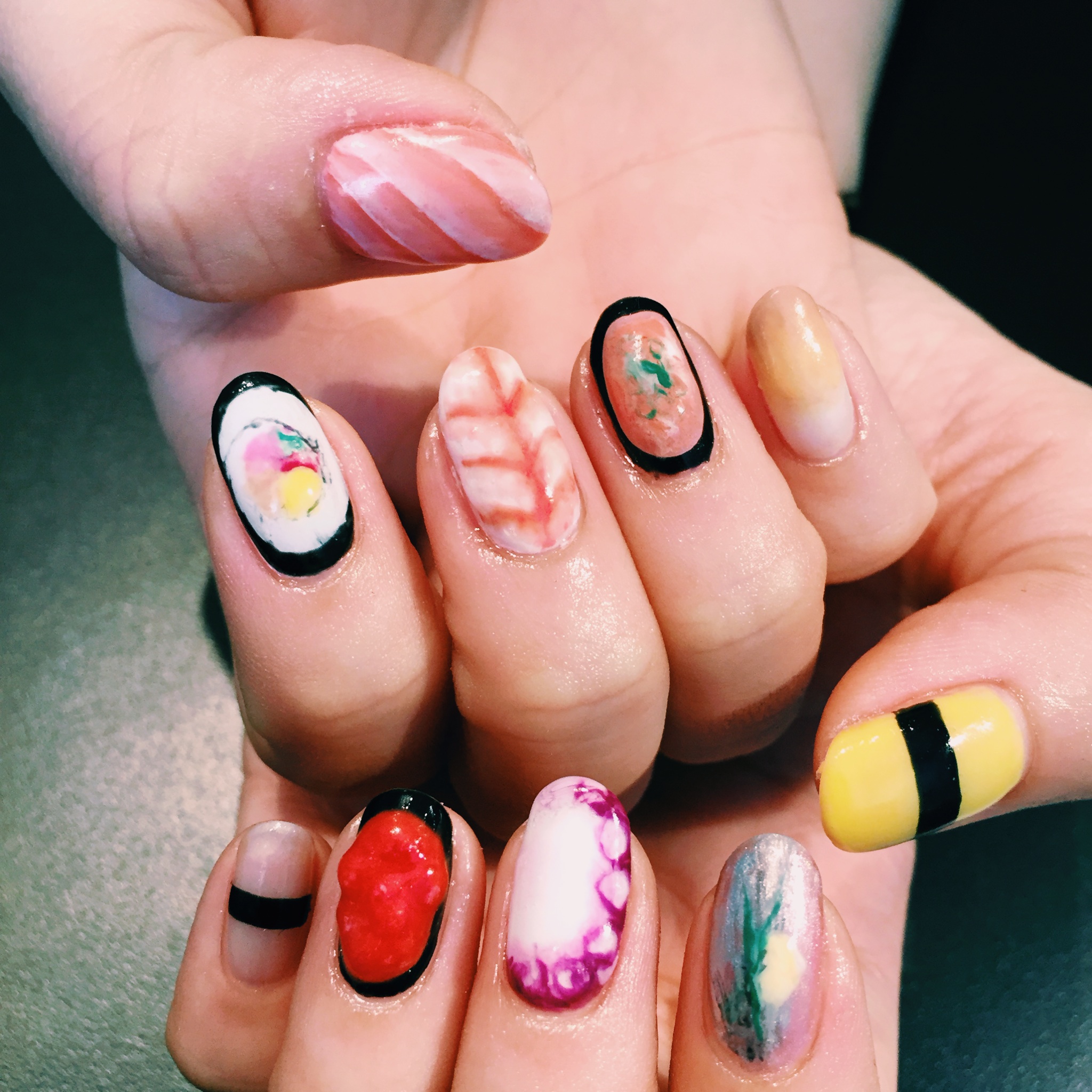 【NEW NAILのテーマは”寿司” #SUSHINAIL #NAILART】