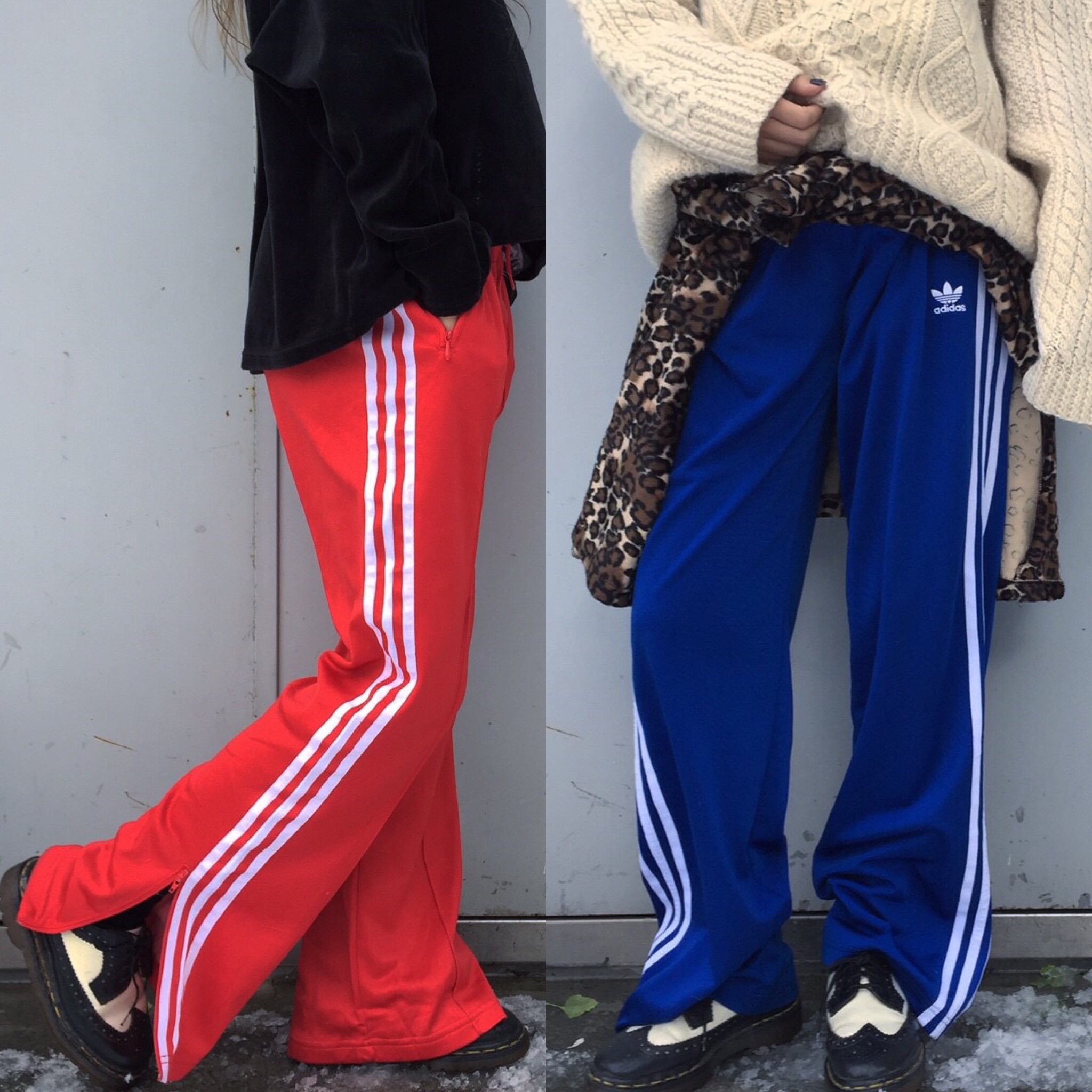 #OOTD：カラーアイテムはボトムスで取り入れて！寒い季節に着る “adidasジャージ”スタイル