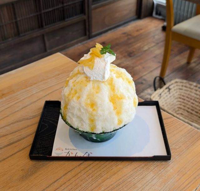 和キッチンかんなで楽しむ、上質なかき氷時間