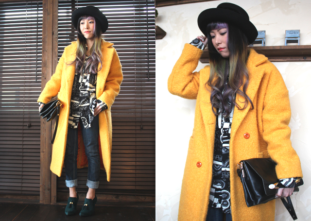 チェスターコートに合わせたデニムスタイル 第3弾#OOTD QUEEN