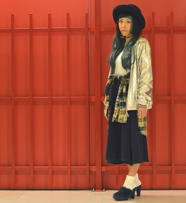 メタリックカラーを取り入れた異素材スタイル 第2弾#OOTD QUEEN