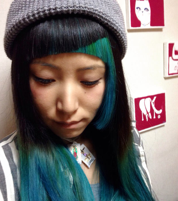 前髪をデザインする #Color bangs