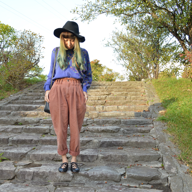 毎年秋になると着る自分らしいVintageスタイル #OOTD #Vintage