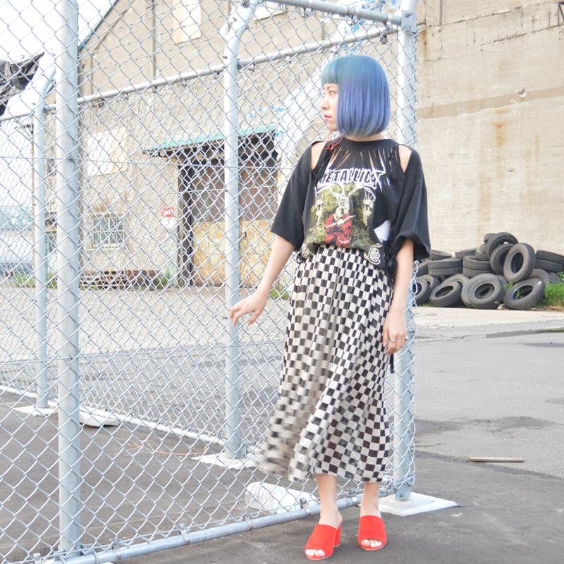 first summer style 初夏のバンドTシャツスタイル #ootd