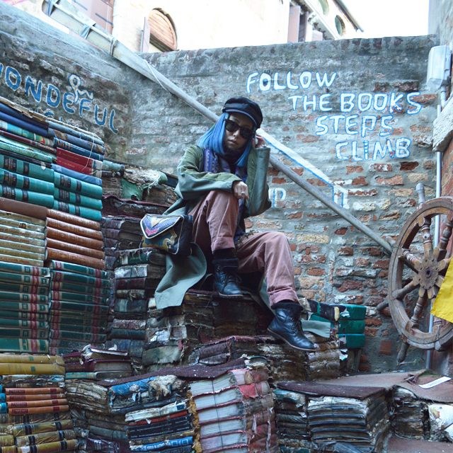 ヴェネツィアで最も古くからある古本屋Libreria Acqua Alta #Venezia #Venice #Italy