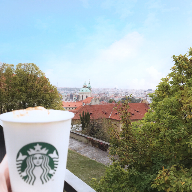 世界一美しいと言われるスタバでプラハの絶景を #チェコ #prague #starbucks